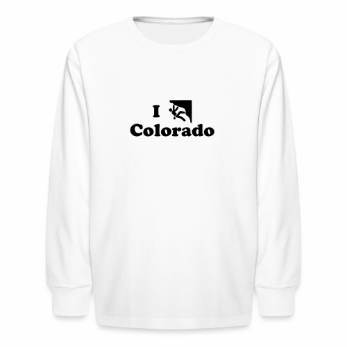 colorado rock climbing - Kids' Long Sleeve T-Shirt