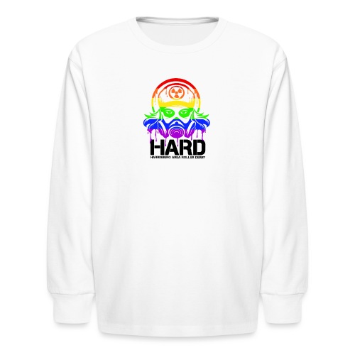 Rainbow Gasmask - Kids' Long Sleeve T-Shirt