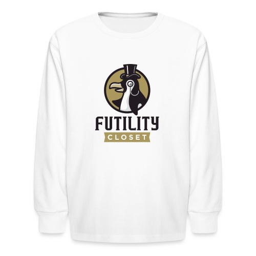 Futility Closet Logo - Color - Kids' Long Sleeve T-Shirt