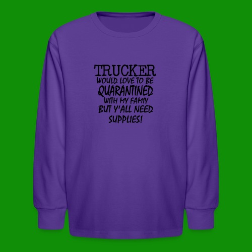 TRUCKERSUPPLIES - Kids' Long Sleeve T-Shirt