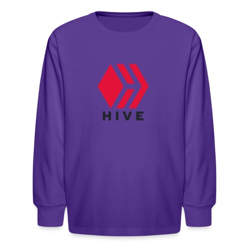 Hive Text - Kids' Long Sleeve T-Shirt