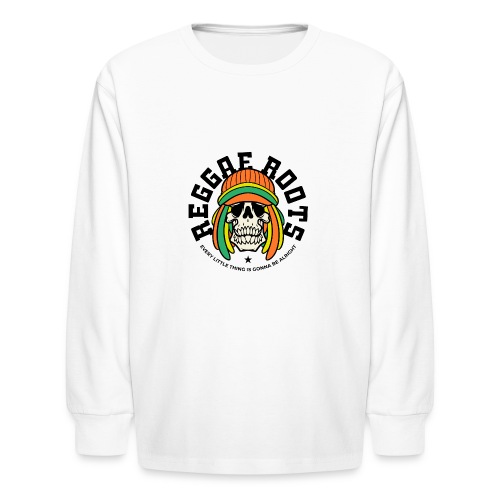 reggae music roots jamaica - Kids' Long Sleeve T-Shirt