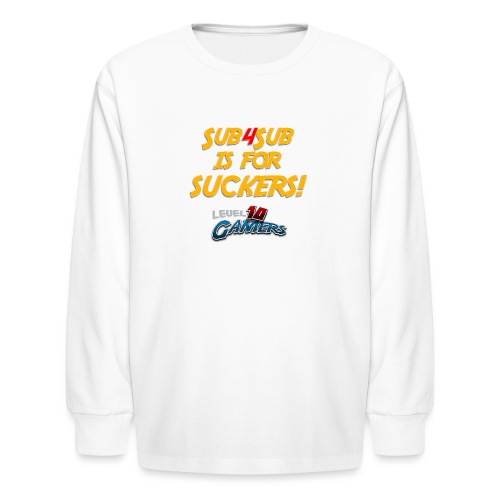 Anti Sub4Sub - Kids' Long Sleeve T-Shirt