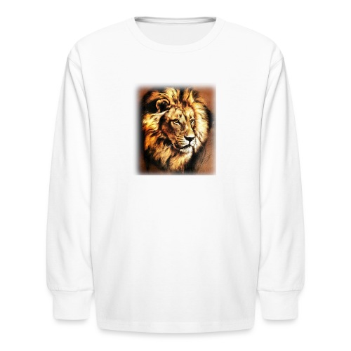 African Lion - Kids' Long Sleeve T-Shirt