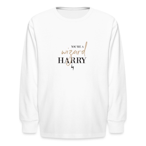 Yer A Wizard Harry - Kids' Long Sleeve T-Shirt