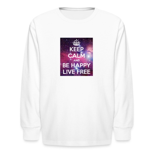 Keep calm shirt - Kids' Long Sleeve T-Shirt