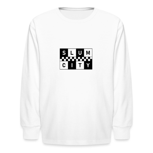 Slum City Logo - Kids' Long Sleeve T-Shirt
