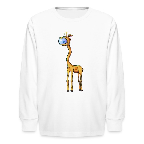 Cyclops giraffe - Kids' Long Sleeve T-Shirt