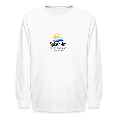 Splash-fm - Kids' Long Sleeve T-Shirt