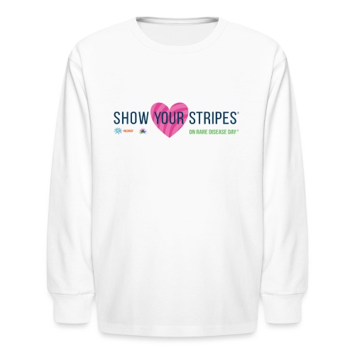 Show Your Stripes for Rare Disease Day! - Kids' Long Sleeve T-Shirt