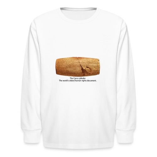 The Cyrus cylinder - Kids' Long Sleeve T-Shirt
