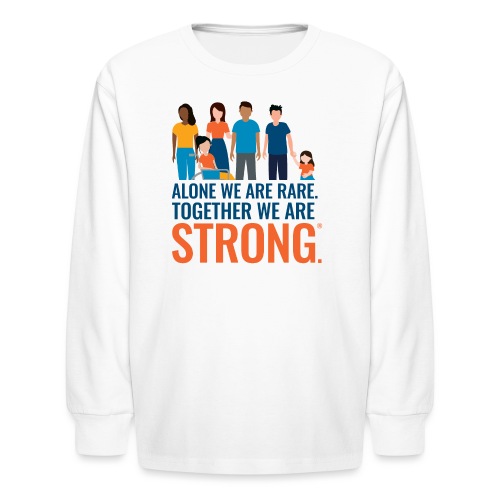 Alone we are rare. Together we are strong. - Kids' Long Sleeve T-Shirt