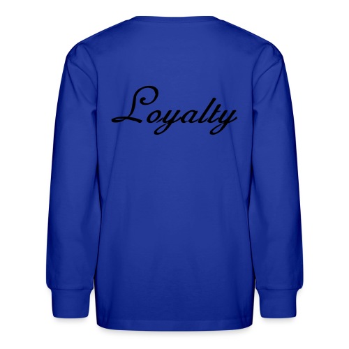 Loyalty Brand Items - Black Color - Kids' Long Sleeve T-Shirt