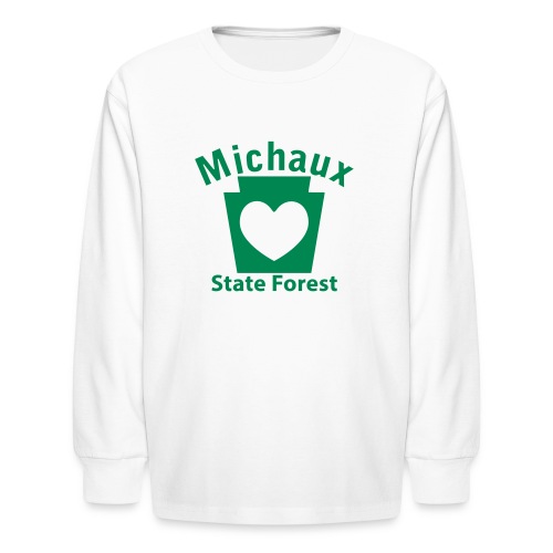Michaux State Forest Keystone Heart - Kids' Long Sleeve T-Shirt