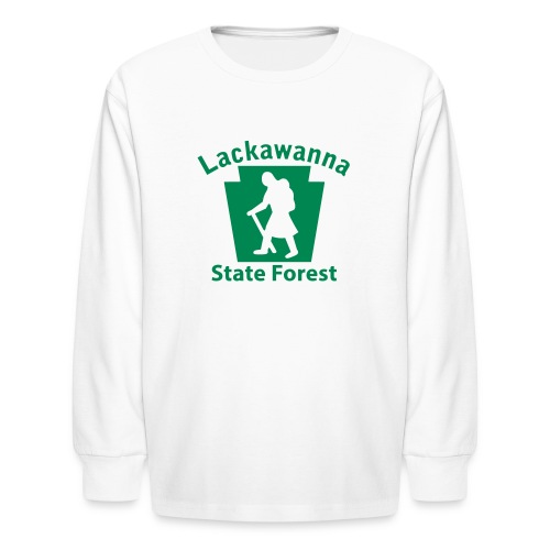 Lackawanna State Forest Keystone Hiker female - Kids' Long Sleeve T-Shirt