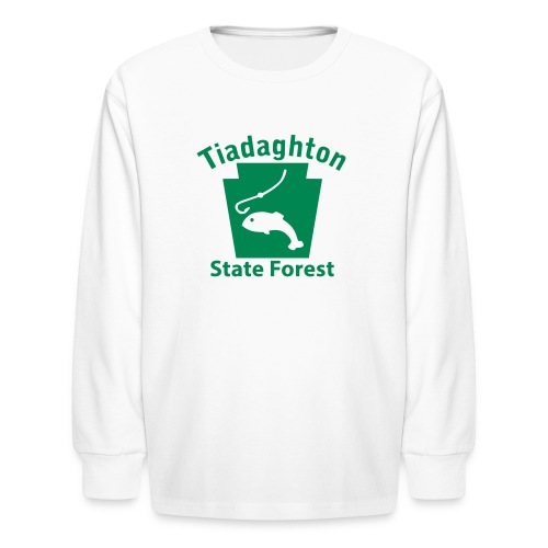 Tiadaghton State Forest Fishing Keystone PA - Kids' Long Sleeve T-Shirt
