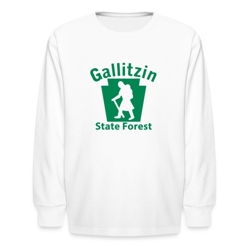 Gallitzin State Forest Keystone Hiker female - Kids' Long Sleeve T-Shirt
