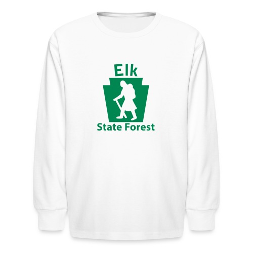 Elk State Forest Keystone Hiker female - Kids' Long Sleeve T-Shirt