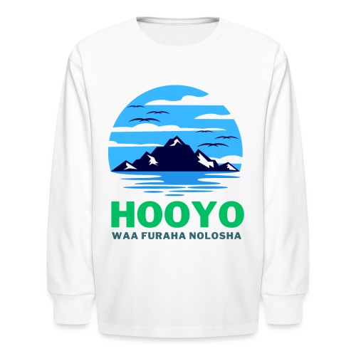 dresssomali- Hooyo - Kids' Long Sleeve T-Shirt