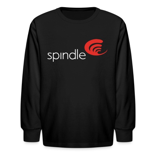 Spindle Logo WhC - Kids' Long Sleeve T-Shirt