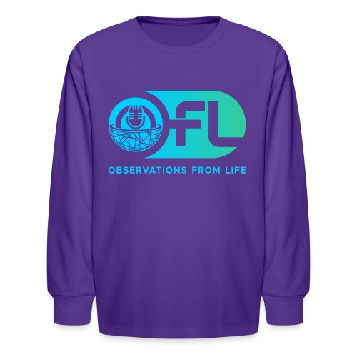 Observations from Life Logo - Kids' Long Sleeve T-Shirt
