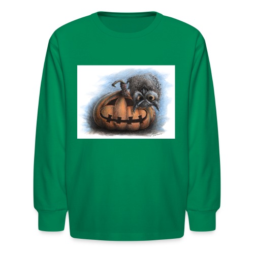 Halloween Owl - Kids' Long Sleeve T-Shirt