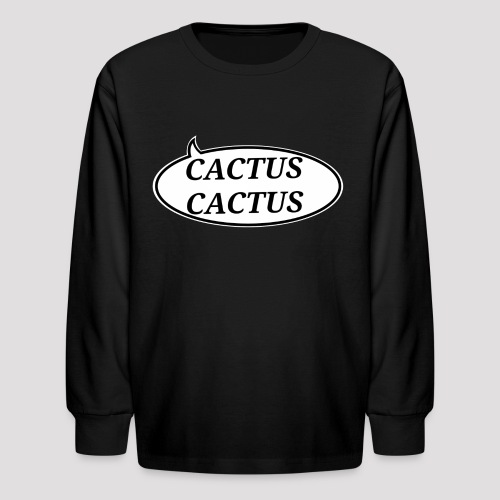 cactuscactus vert - Kids' Long Sleeve T-Shirt