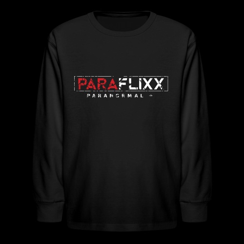 PARAFlixx White Grunge - Kids' Long Sleeve T-Shirt