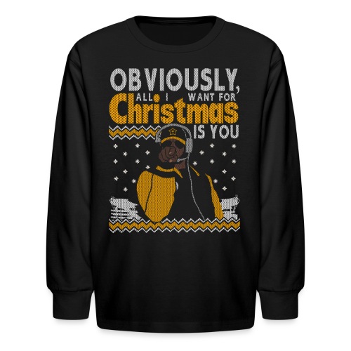 Obviously, All I Want For Christmas is You - Kids' Long Sleeve T-Shirt