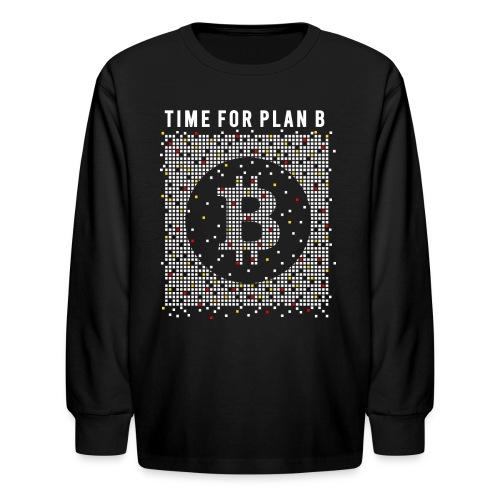 The Complete Process of BITCOIN SHIRT STYLE - Kids' Long Sleeve T-Shirt