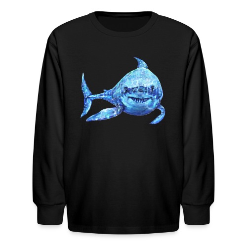 sharp shark - Kids' Long Sleeve T-Shirt