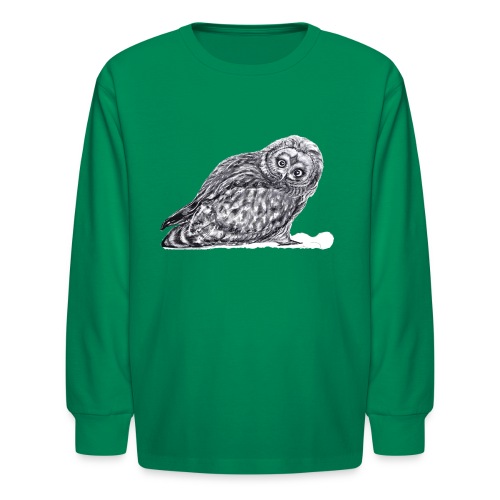 Owl snow - Kids' Long Sleeve T-Shirt