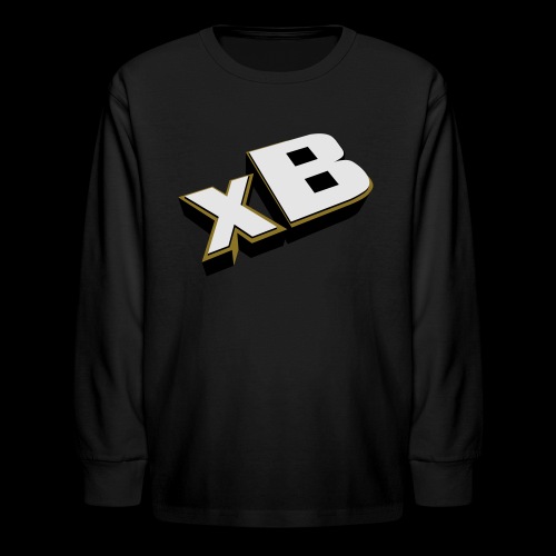 xB Logo (Gold) - Kids' Long Sleeve T-Shirt