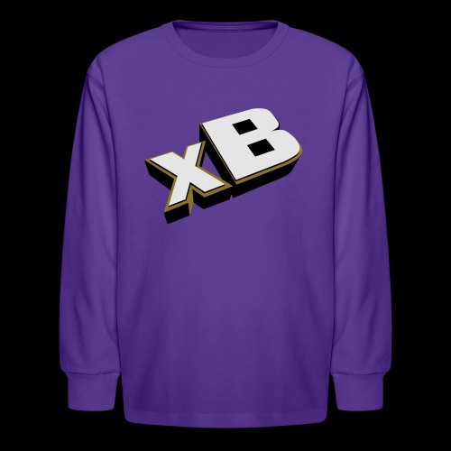xB Logo (Gold) - Kids' Long Sleeve T-Shirt
