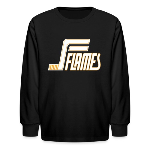Spokane Flames V2 Logo - Kids' Long Sleeve T-Shirt
