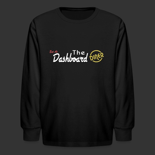 The Dashboard Diner Horizontal Logo - Kids' Long Sleeve T-Shirt