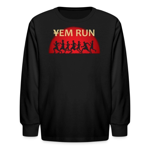 YEM RUN - Kids' Long Sleeve T-Shirt