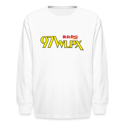 97 WLPX - We are Rock! - Kids' Long Sleeve T-Shirt