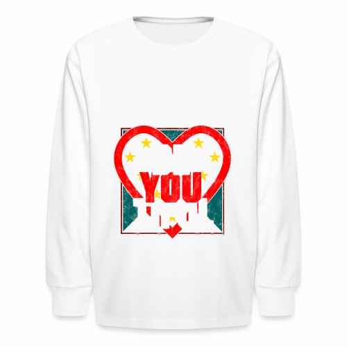 Beautiful BeYouTiful Heart Self Love Gift Ideas - Kids' Long Sleeve T-Shirt