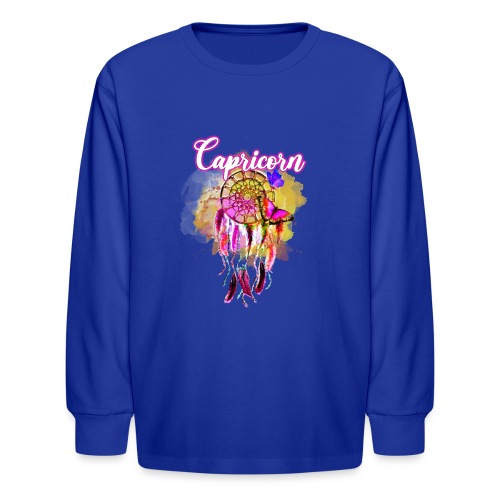 Capricorn Dream Catcher - Kids' Long Sleeve T-Shirt