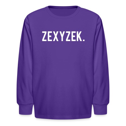ZexyZekPeriod png - Kids' Long Sleeve T-Shirt