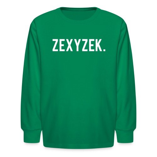 ZexyZekPeriod png - Kids' Long Sleeve T-Shirt