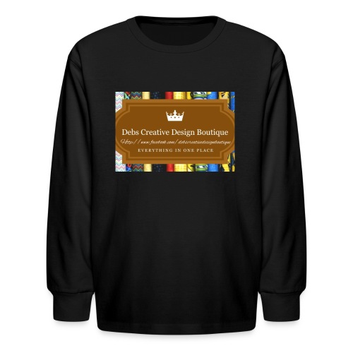 Debs Creative Design Boutique with site - Kids' Long Sleeve T-Shirt