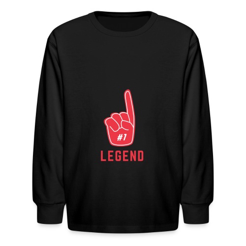 Number 1 Legend - Kids' Long Sleeve T-Shirt