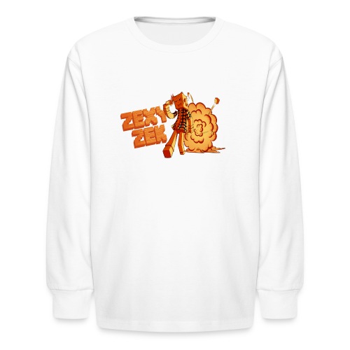 FireZek png - Kids' Long Sleeve T-Shirt