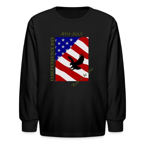 4th July Independence Day - Kids' Long Sleeve T-Shirt