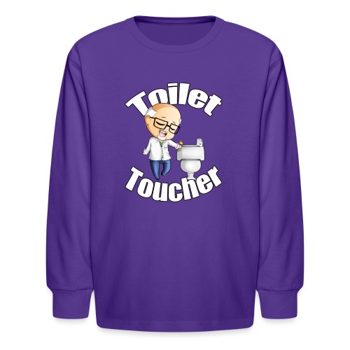 toilet toucher png - Kids' Long Sleeve T-Shirt