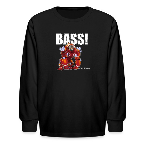 DJ Mondo's Rave: BASS! - Kids' Long Sleeve T-Shirt
