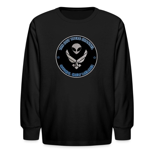 BlackOpsTransBigger1 FrontOnly - Kids' Long Sleeve T-Shirt