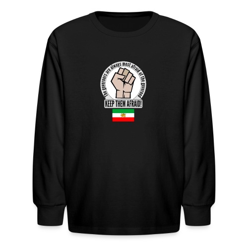 Iran - Clothes and items in support for the people - Kids' Long Sleeve T-Shirt